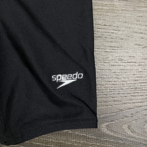 Speedo Boys Shorts Black Drawstring Athletic Swim Size 22 / 4 Y - Picture 2 of 4