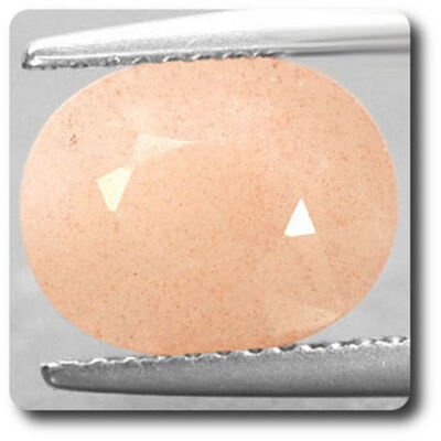 Stones And Minerals. 2.92 Cts AVENTURINE FELDSPAR ORANGE Africa.