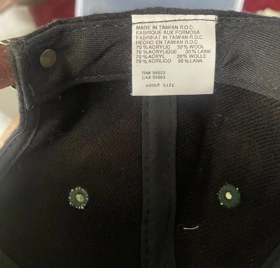 Sombrero Disney Feliz Blancanieves y los siete enanitos bordado PAPÁ correa trasera vintage Foto 4 de 4