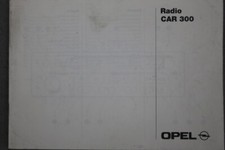 Opel Radio CAR300 Bedienungsanleitung "1998" Betriebsanleitung