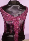 Dressy Shawlette - Red/ Pink - Shawl -  Perfect for Parties and the Holidays!!! — photo 2