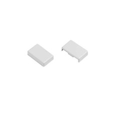 8 x D-Line 25 x 16mm Trunking Clip-on End Cap White
