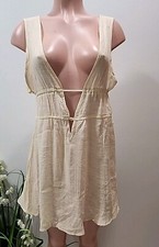 Nwt Cupshe Short Beige Cover-up Dress Size  Xs