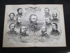 1885 Civil War Print- Grant & Generals of the Army Of The Potomac - FRAME 4 GIFT