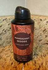 NIB BATH  BODY WORKS MAHOGANY WOODS MENS BODY SPRAY 3.7 OZ