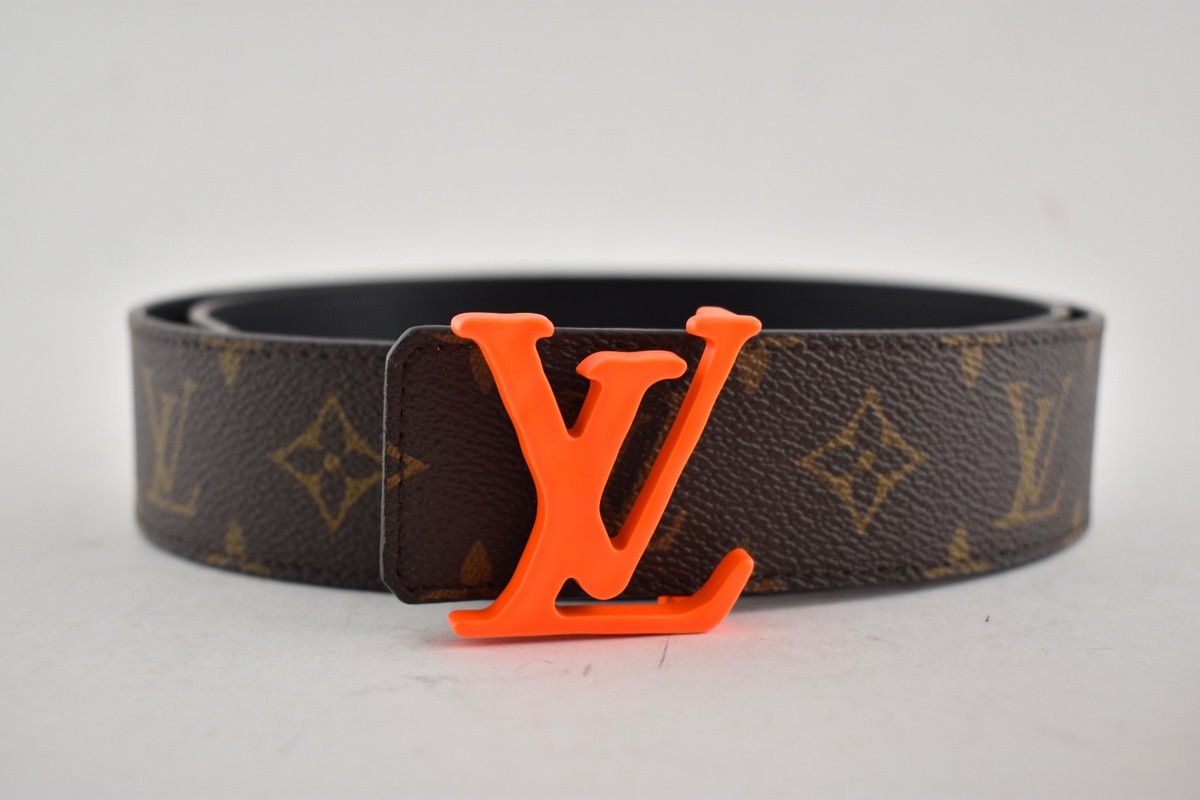 NWT Louis Vuitton Virgil Abloh SS19 40mm Orange Monogram LV Logo NWT Louis Vuitton Virgil Abloh SS19 40mm Orange Monogram LV Logo