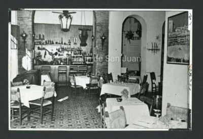 VTG PRESS PHOTO w/ COA / EL MESON VASCO RESTAURANT / SAN JUAN PUERTO RICO 1971