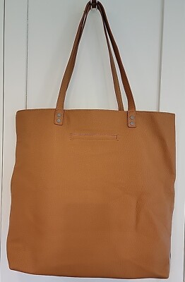 Jewell By Thirty-One Large Around Town Tote Bag Purse Caramel Brown 31