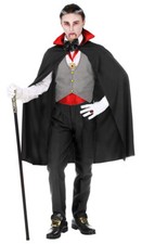 Vampir Kostüm Kinder Dracula Umhang Halloween Jungen-kostüm Karneval Fasching KK