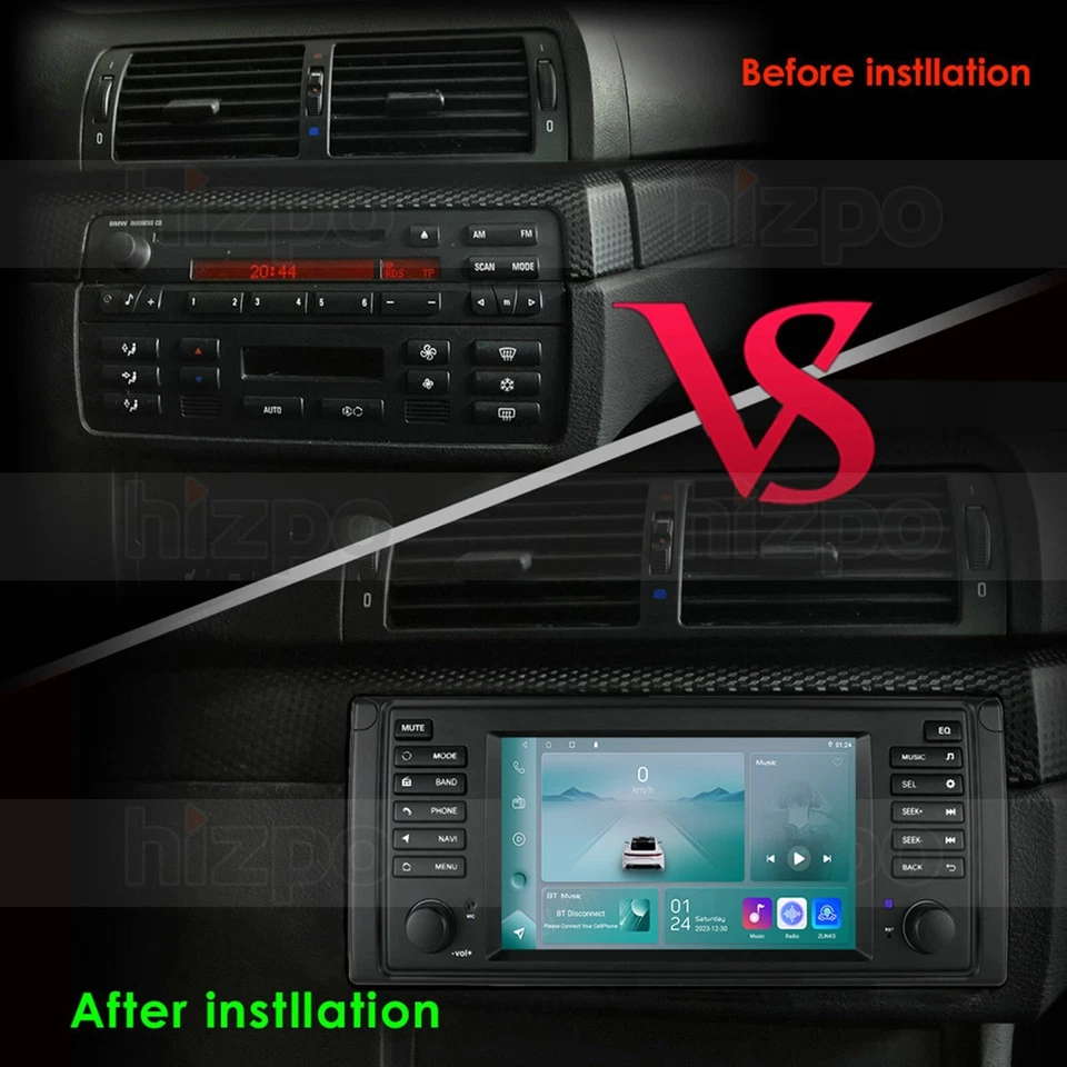 7" Android 13 CarPlay 2+32GB Car Stereo Radio GPS Navi For BMW X5 E53 2000-2007 - Image 2 of 4