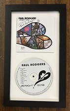 FRAME Paul Rodgers Midnight Rose CD & SIGNED AUTOGRAPHED PSA DNA COA Bad Company