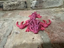 Tiny Hollow Dragon 3D Printed