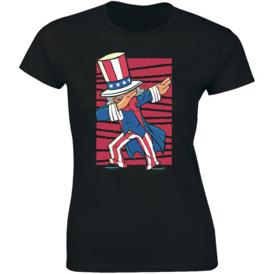 Enjoy Exploring My Little Corner - Uncle Sam Dabbing Women's T-shirt Gift Tee