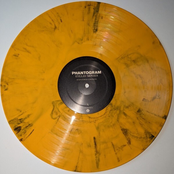 米2LP Phantogram Eyelid Movies BARK94LPDLX Barsuk Records /00660 Eyelid Movies (DELUXE EXPANDED EDITION, BLACK-SWIRLED YELLOW