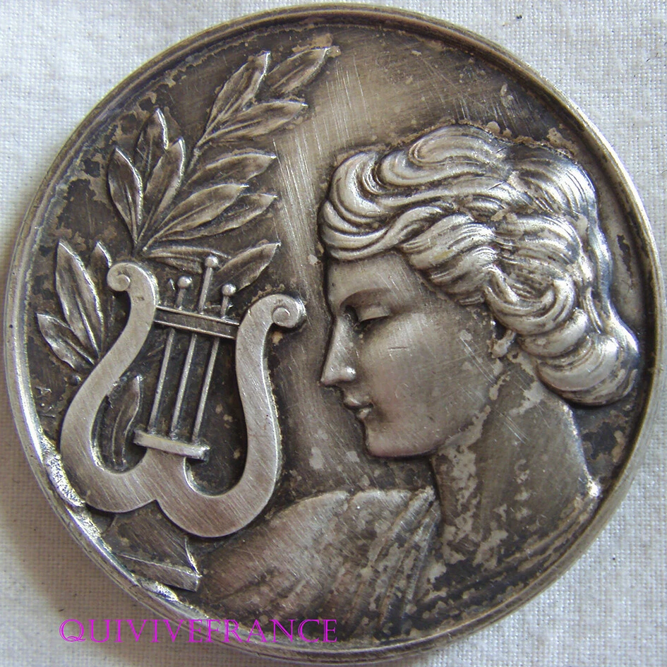 Frankreich Medaille Fédération musicale du Nord Pas de Calais, Emaillée