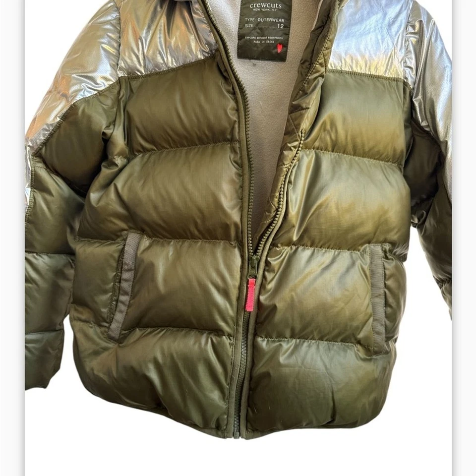 Crewcuts Kids вниз пуховик куртка размер 12 - Изображение 4 из 4