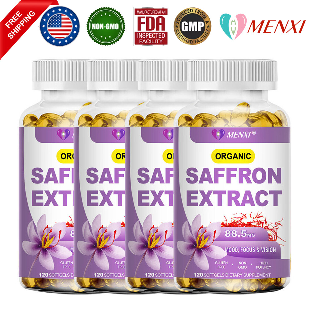Extracto de azafrán 100 % puro - potenciador del metabolismo y supresor natural del apetito