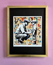 🔥AIDAN FLUX | Hand Signed Original Print Framed Ltd.Ed. COA "MY BOY"