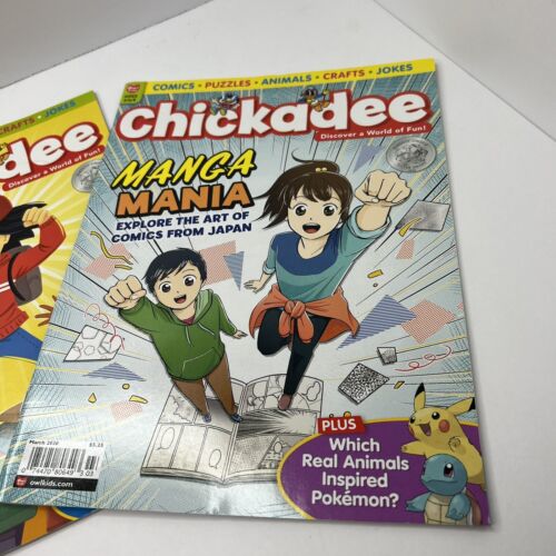 Chickadee March & September 2020 Activity Magazine Manga Brain Power - Imagen 2 de 16