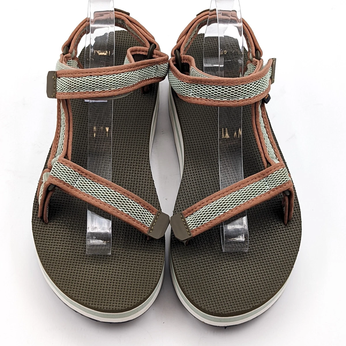 Teva Women Universal Flatform Multicolor Embroidery Sandals Size