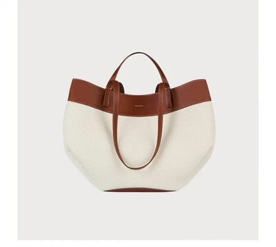 Polene CymeTisse Canvas Beige Tote Bag Minimalist luxury bag