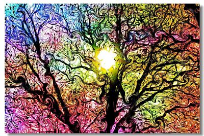 Psychedelic Trippy Colorful Ttrippy Surreal Wall Print Poster 20x30 | eBay