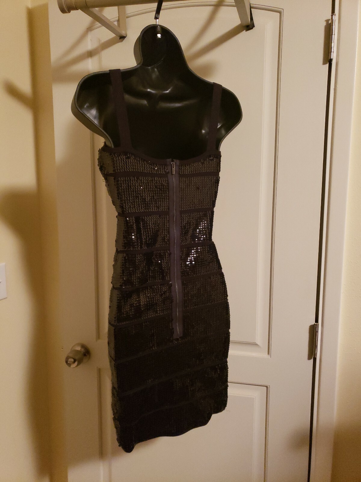 BCBG Collection, Black Sequence Accent Cocktail D… - image 4