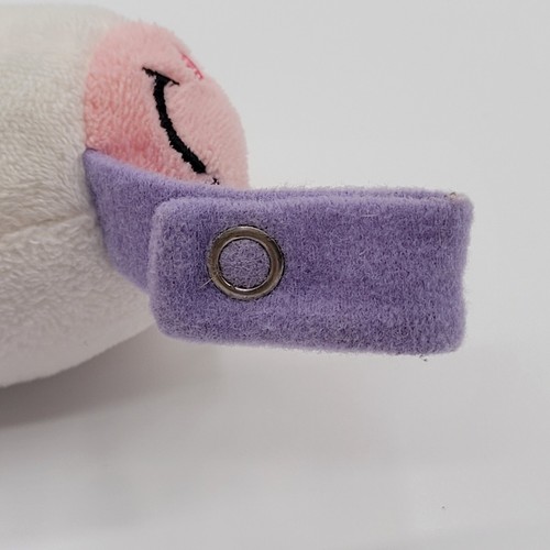 Nuby Unicorn Plush Pacifier Stuffed Animal Toy 5" Binky Holder 2020 White Baby - Bild 6 von 8