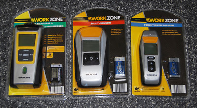 WORKZONE Ultraschall,Feuchtigkeitsmesser oder Multisensor NEU