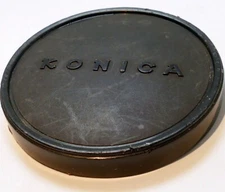 Plastic Front Lens Cap Konica 55mm rim slip on type 24mm f2.8 Hexar AR 21mm