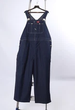 Vintage 90's Denim Dungarees Workwear Overalls DICKIES UK 3XL XXXL W46 (AAL)