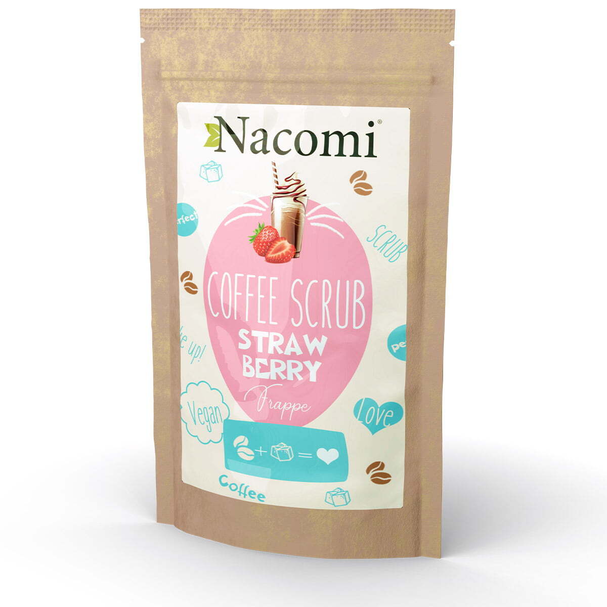 5902539702224 Nacomi Coffee Scrub peeling kawowy Truskawka 200g P1 Nacomi 4290₽