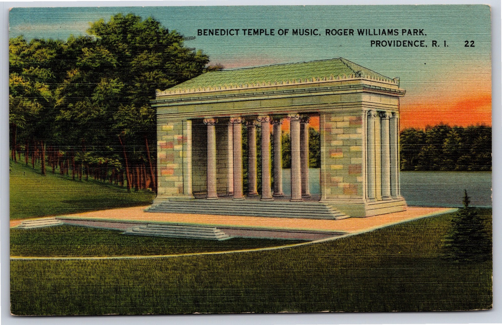 Benedict Temple of Music Roger Williams Park Providence, Rhode Island