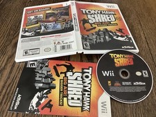 Tony Hawk: Shred (Nintendo Wii, 2010) Used Fun Boarding Free USA Shipping