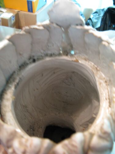 Vintage Ceramic Blackamoor Lamp Base - Picture 6 of 8