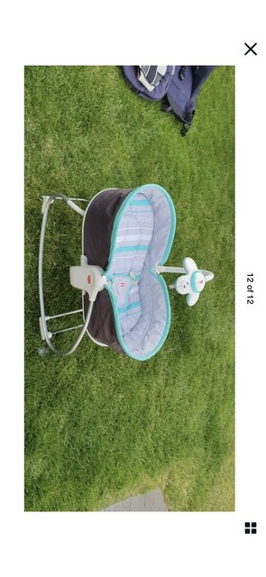 tiny love 3 in 1 rocker napper grey turquoise