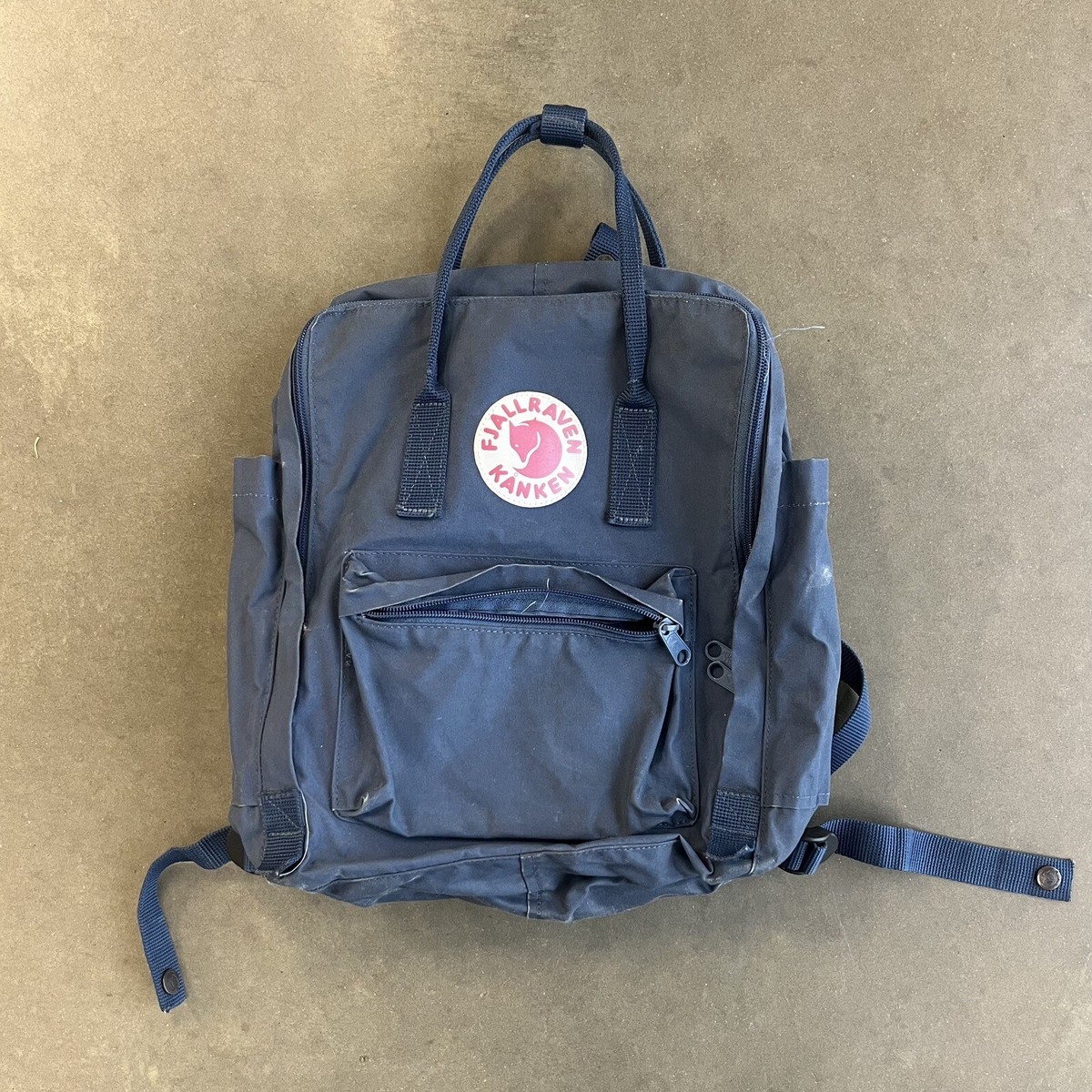 Fjallraven Kanken Mini Classic Backpack Distressed Blue Unisex