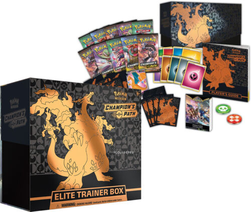 Champion's Path Elite Trainer Box ETB Pokemon Cards Sealed w/ 10 Booster Packs++ - Picture 1 of 1