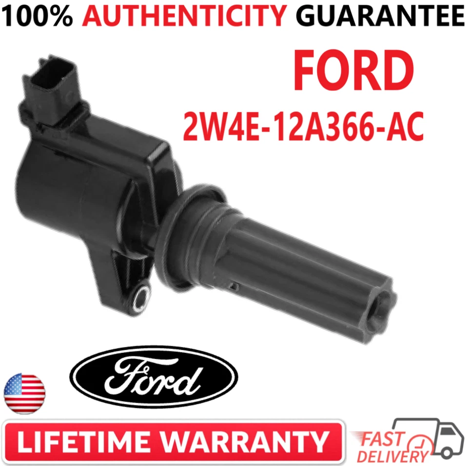 Bobinas de encendido X6 OEM para Jaguar S-Type 2000-2005 y Lincoln LS, 2W4E-12A366-AC Foto 2 de 4