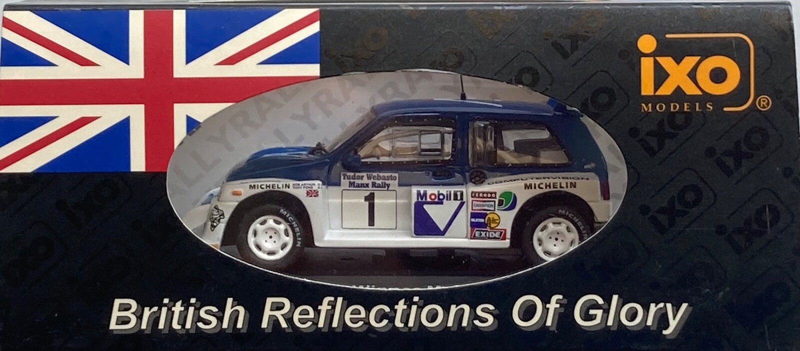 IXO 1:43 AB-SKC40 MG Metro 6R4 Winner 1986 Manx Rally #1 Pond & Arthur : BNMIB