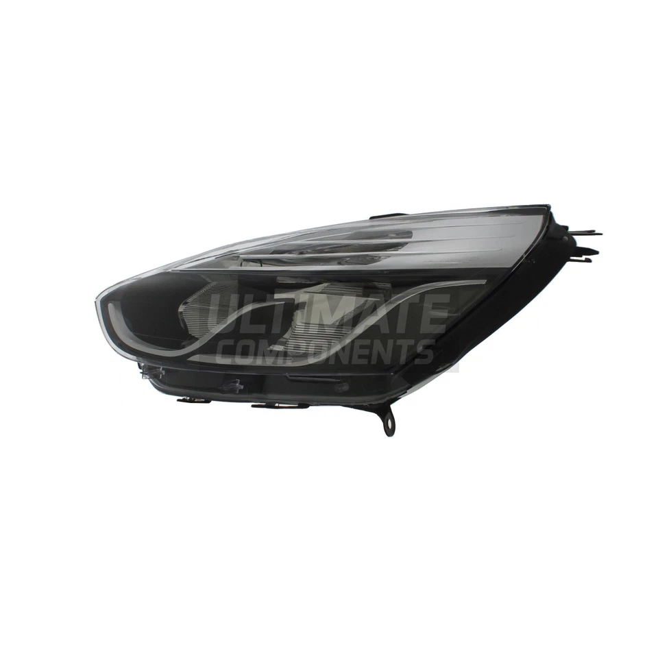 Faro Renault Clio Mk4 hatchback 2012-2016 negro lateral pasajero Foto 4 de 4