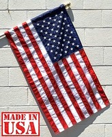 Us Flag Factory 3'x5' Us American Flag (pole Sleeve) Outdoor Solarmax Nylon Flag on sale Us Flag Factory 3'x5' Us American Flag (pole Sleeve) Outdoor Solarmax Nylon Flag on sale