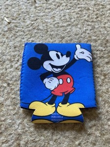blue Disney Mickey Mouse foam beverage cooler