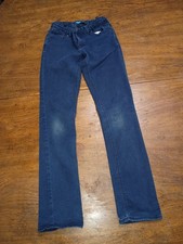 Levi  s Girls Youth Skinny Jeans Dark Wash Blue Size 12 Stretch Denim Casual
