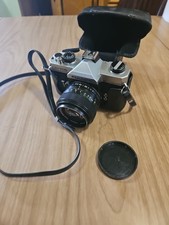 Fujica ST705 W Vintage SLR Camera 55MM Lens and Case