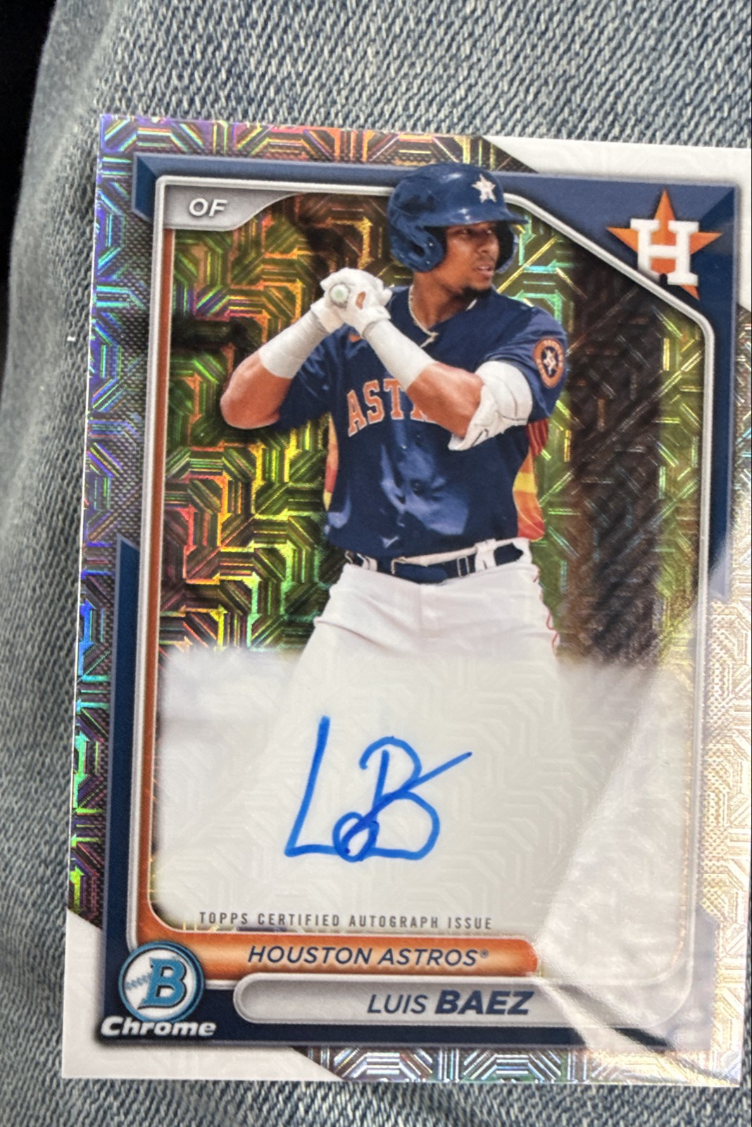2024 Bowman - Chrome Prospect Mega Box Autographs Luis Baez #BMA-LB (AU, RC)