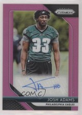 2018 Panini Prizm Rookie Auto Pink Prizm Josh Adams #RA-JO Auto 0wg4