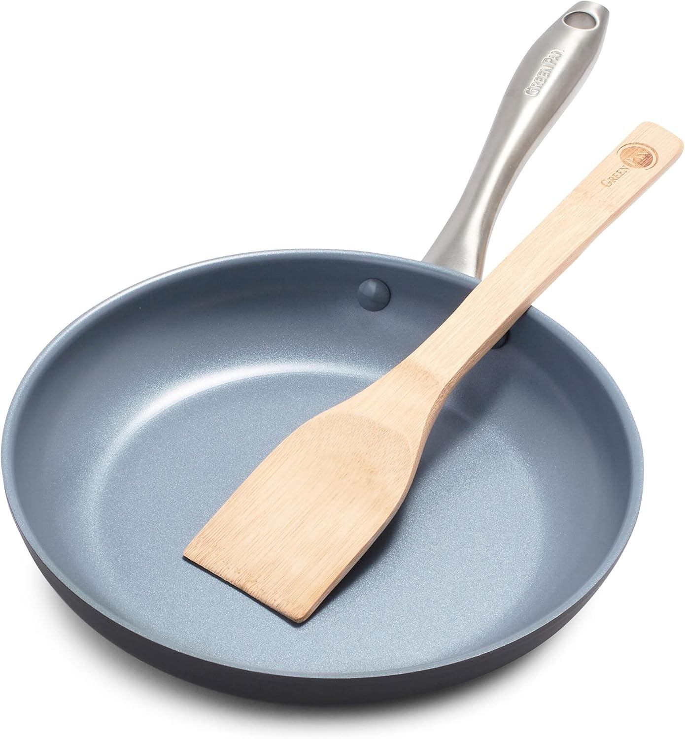 GreenPan Lima 10-Inch Gray Ceramic Nonstick Frying Pan Healthy Hard Anodized