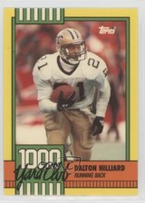 1990 Topps 1000 Yard Club Dalton Hilliard #9 0is0