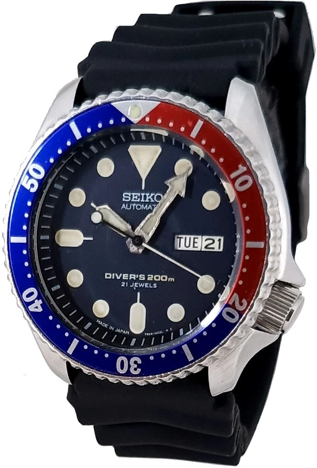 Vintage SEIKO diver SKX007 Genuine 7S26-0020 case All Original movt & "21J" dial - Image 2 of 4